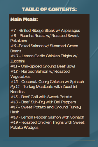 FO40 High Protein Cookbook